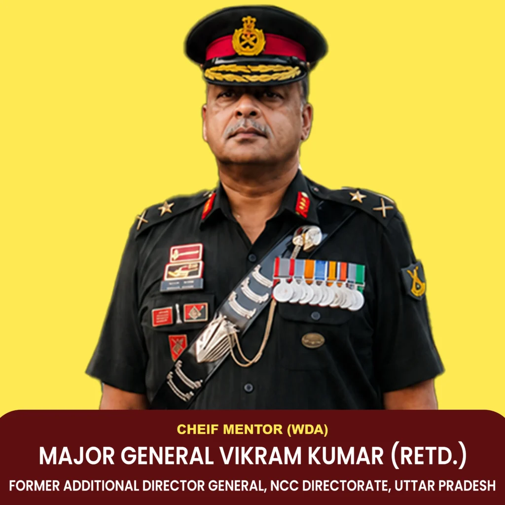 Maj. Gen. Vikram Kumar (Retd.) — Chief Mentor, Warriors Defence Academy Lucknow